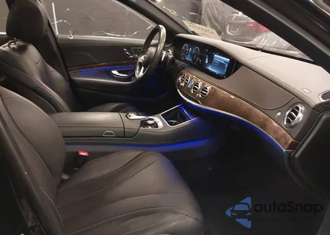 2018 Mercedes-Benz S 450 4Matic из США, поврежденный, VIN WDDUG6EB3JA355434